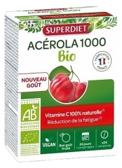 Superdiet Acerola 1000 Organic 24 Tabletki do żucia