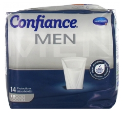 Hartmann Confidence Men 14 Absorbent Pads 2 Drops