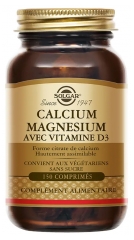 Solgar Calcium Magnesium Vitamine D 150 Comprimés