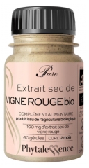Phytalessence Pure Extrait Sec de Vigne Rouge Bio 60 Capsules