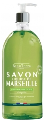 BeauTerra Savon Liquide de Marseille Menthe Citron 1 L