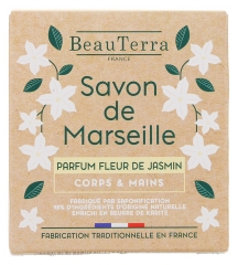 BeauTerra Savon de Marseille Solide Fleur de Jasmin 100 g