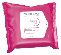 Créaline H2O Lingettes Dermatologiques 25 Lingettes Créaline H2O Lingettes Dermatologiques 25 Lingettes
