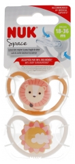 Space 2 Sucettes Silicone 18-36 Mois Space 2 Sucettes Silicone 18-36 Mois