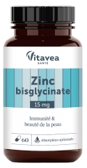 Zinc Bisglycinate Immunité & Beauté de la Peau 60 Gélules Zinc Bisglycinate Immunité & Beauté de la Peau 60 Gélules