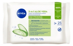 Nivea 25 Chusteczek Oczyszczających 3 w 1 z Aloesem Nivea 25 Chusteczek Oczyszczających 3 w 1 z Aloesem