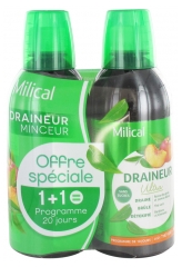 Milical Draineur Minceur Ultra Lot de 2 x 500 ml Milical Draineur Minceur Ultra Lot de 2 x 500 ml