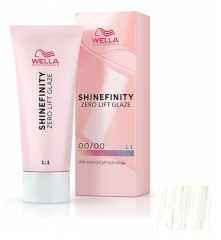 Wella Semi-Permanent Hair Colour 00/00 Crystal Glaze Shinefinity Wella Semi-Permanent Hair Colour 00/00 Crystal Glaze Shinefinity