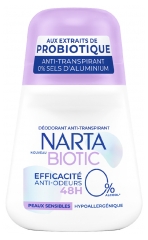 Narta Biotic 48H Anti-Perspirant Deodorant for Sensitive Skin 50 ml Narta Biotic 48H Anti-Perspirant Deodorant for Sensitive Skin 50 ml