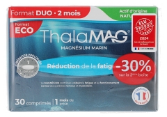 Thalamag Magnésium Marin Lot de 2 x 30 Comprimés Thalamag Magnésium Marin Lot de 2 x 30 Comprimés