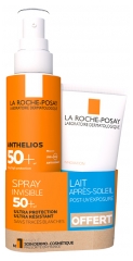 La Roche-Posay Anthelios Invisible Spray SPF50+ o Zapachu 200 ml + Bezpłatne Mleczko po Opalaniu po Ekspozycji na Słońce 75 ml La Roche-Posay Anthelios Invisible Spray SPF50+ o Zapachu 200 ml + Bezpłatne Mleczko po Opalaniu po Ekspozycji na Słońce 75 ml