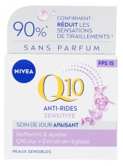 Nivea Q10 Anti-Wrinkle Sensitive Soothing Day Care for Sensitive Skin SPF15 50 ml Nivea Q10 Anti-Wrinkle Sensitive Soothing Day Care for Sensitive Skin SPF15 50 ml