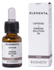 Bioearth Elementa Tone Caffeine + Ginseng Solution 3% 15ml Bioearth Elementa Tone Caffeine + Ginseng Solution 3% 15ml