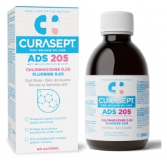 Curasept ADS 205 Mouthwash Chlorhexidine & Fluoride 200ml Curasept ADS 205 Mouthwash Chlorhexidine & Fluoride 200ml
