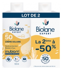 Biolane Expert Sun Cream SPF50 2 x 100 ml Pack Biolane Expert Sun Cream SPF50 2 x 100 ml Pack