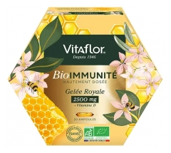 Vitaflor BioImmunité Organic Royal Jelly 2500 mg 20 Vials Vitaflor BioImmunité Organic Royal Jelly 2500 mg 20 Vials