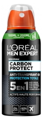 L'Oréal Paris Men Expert Carbon Protect Déodorant Anti-Transpirant 48H Spray 5en1 100 ml L'Oréal Paris Men Expert Carbon Protect Déodorant Anti-Transpirant 48H Spray 5en1 100 ml