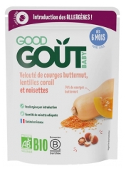 Good Goût Butternut Squash, Lentils and Hazelnuts Soup From 6 Months 190 g Good Goût Butternut Squash, Lentils and Hazelnuts Soup From 6 Months 190 g