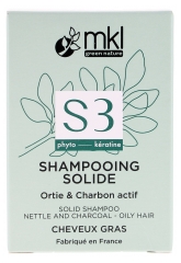 MKL Green Nature Stinging Nettle Charcoal Solid Shampoo Oily Hair 65g