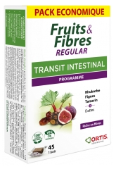 Ortis Fruits & Fibres Regular 45 Squares to Chew Ortis Fruits & Fibres Regular 45 Squares to Chew