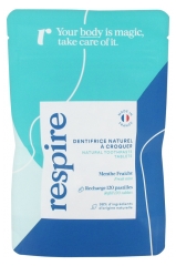 Respire Natural Toothpaste Tablets Fresh Mint Refill of 120 Tablets Respire Natural Toothpaste Tablets Fresh Mint Refill of 120 Tablets