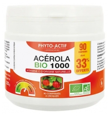 Phyto-Actif Acerola Organic 1000 60 Tablets + 30 Tablets Free Phyto-Actif Acerola Organic 1000 60 Tablets + 30 Tablets Free
