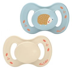 Nature 2 Sucettes Anatomiques Téterelle Extra-Fine 0-6 Mois Nature 2 Sucettes Anatomiques Téterelle Extra-Fine 0-6 Mois