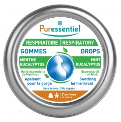 Puressentiel Respiratory Eucalyptus Mint Gums 45g Puressentiel Respiratory Eucalyptus Mint Gums 45g