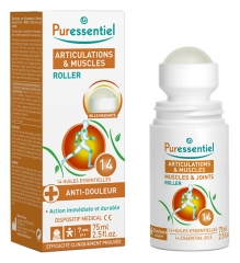 Puressentiel Articulations & Muscles Roller aux 14 Huiles Essentielles 75 ml Puressentiel Articulations & Muscles Roller aux 14 Huiles Essentielles 75 ml