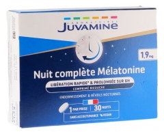 Juvamine Nuit Complète Mélatonine 1,9 mg 30 Tablets Bi-Couches Juvamine Nuit Complète Mélatonine 1,9 mg 30 Tablets Bi-Couches