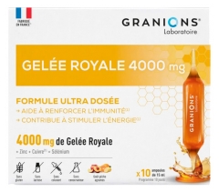 Granions Royal Jelly 4000 mg 10 Vials Granions Royal Jelly 4000 mg 10 Vials