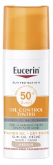 Eucerin Sun Protection Oil Control Gel-Cream Tinted Medium SPF50+ 50 ml Eucerin Sun Protection Oil Control Gel-Cream Tinted Medium SPF50+ 50 ml