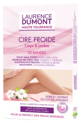 Laurence Dumont Institut High Tolerance Cold Wax Strips Body & Legs 20 Strips Laurence Dumont Institut High Tolerance Cold Wax Strips Body & Legs 20 Strips