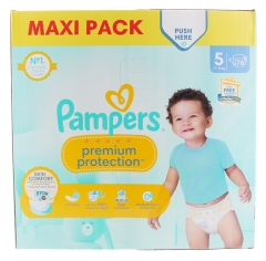Pampers Premium Protection 76 Nappies Size 5 (11-16 kg) Pampers Premium Protection 76 Nappies Size 5 (11-16 kg)
