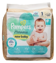 Pampers New Baby Harmonie Size 1 23 Nappies (2-5 kg) Pampers New Baby Harmonie Size 1 23 Nappies (2-5 kg)