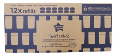 Tommee Tippee Recharge Poubelle à Couches Twist & Click 12 Recharges Tommee Tippee Recharge Poubelle à Couches Twist & Click 12 Recharges