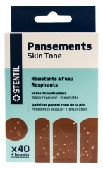 Stentil Skin Tone Waterproof & Breathable Dressings 40 Units Stentil Skin Tone Waterproof & Breathable Dressings 40 Units