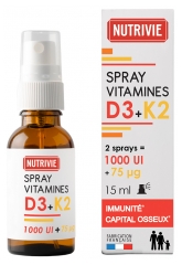 Nutrivie Vitamina D3 + K2 Spray 15 ml Nutrivie Vitamina D3 + K2 Spray 15 ml