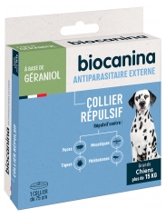 Biocanina Collare Repellente per Cani di Peso Superiore a 15 kg Biocanina Collare Repellente per Cani di Peso Superiore a 15 kg