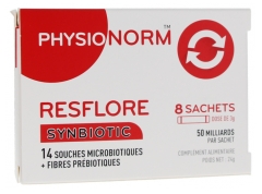 Laboratoire Immubio Physionorm Resflore Lactic Ferments 8 Sachets Laboratoire Immubio Physionorm Resflore Lactic Ferments 8 Sachets