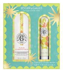 Roger & Gallet Fleur D'Osmanthus Eau Parfumée Bienfaisante 30 ml + Krem do Rąk 30 ml Gratis Roger & Gallet Fleur D'Osmanthus Eau Parfumée Bienfaisante 30 ml + Krem do Rąk 30 ml Gratis