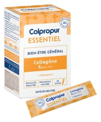 Colpropur Essentiel Bien-Être Général Collagène 5 g 20 Sticks Colpropur Essentiel Bien-Être Général Collagène 5 g 20 Sticks