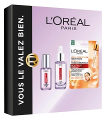 L'Oréal Paris Revitalift Anti-Aging Routine Set With Radiance Tissue Mask L'Oréal Paris Revitalift Anti-Aging Routine Set With Radiance Tissue Mask