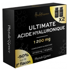 Phytalessence Ultimate Acide Hyaluronique 1200 mg Lot de 2 x 60 Gélules Phytalessence Ultimate Acide Hyaluronique 1200 mg Lot de 2 x 60 Gélules