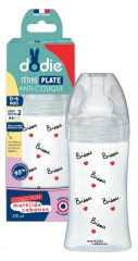 Dodie Collection Mathilde Cabanas 270 ml Butelka Antykolkowa z Płaskim Smoczkiem do Karmienia 0-6 Miesięcy Dodie Collection Mathilde Cabanas 270 ml Butelka Antykolkowa z Płaskim Smoczkiem do Karmienia 0-6 Miesięcy