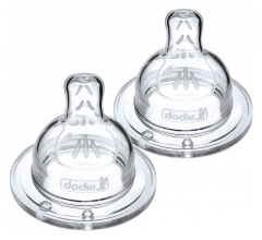Dodie Sensation+ 2 Flat Wide Neck 0-6 Months Flow 2 Medium Dodie Sensation+ 2 Flat Wide Neck 0-6 Months Flow 2 Medium