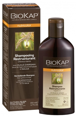 Biokap Nutricolor Shampoing Restructurant Cheveux Teints 200 ml