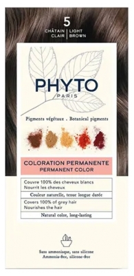 Phyto Color Permanent Color - Hair Colour: 5 Light Brown