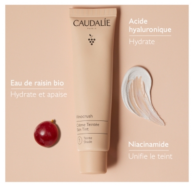 Caudalie Vinocrush Crème Teintée 30 ml - Teinte : Teinte 1