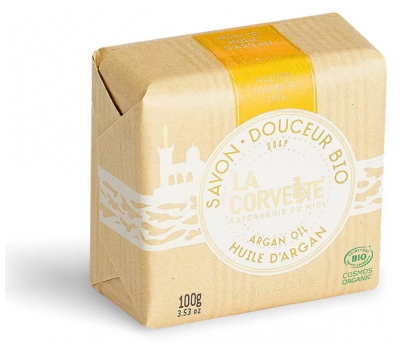 La Corvette Savon Douceur Bio Huile d'Argan 100 g